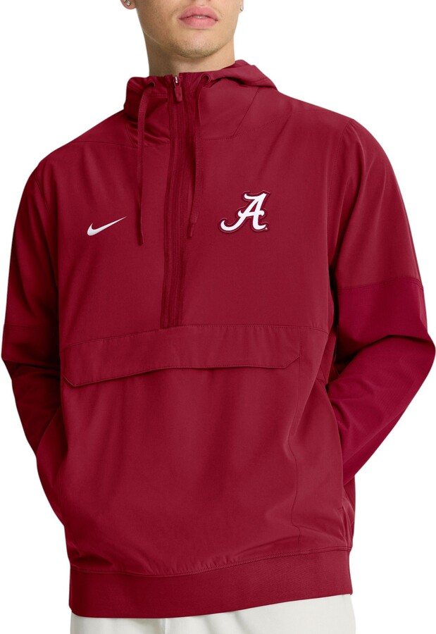 Nike Men's Alabama Crimson Tide Team Crimson Gameday Anorak Jacket, Small, Red