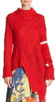 Thumbnail for your product : Preen Line Asymmetric Turtleneck Sweater