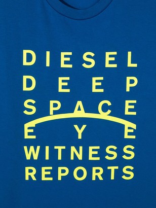 Diesel Kids TEEN Deep Space print T-shirt