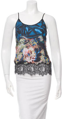Clover Canyon Printed Scoop Neck Top