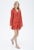 Thumbnail for your product : Forever 21 Shirred Peasant Dress
