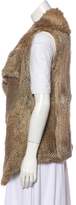 Thumbnail for your product : Calypso Shawl Collar Fur Vest