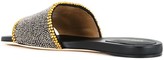 Thumbnail for your product : Alberta Ferretti Studded Trim Slip-On Sandals
