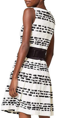 Esprit Printed Sleeveless Fit-and-Flare Dress