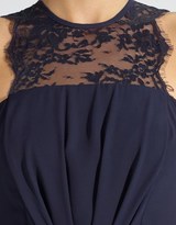 Thumbnail for your product : Elise Ryan Skater Dress With Scallop Lace Trim