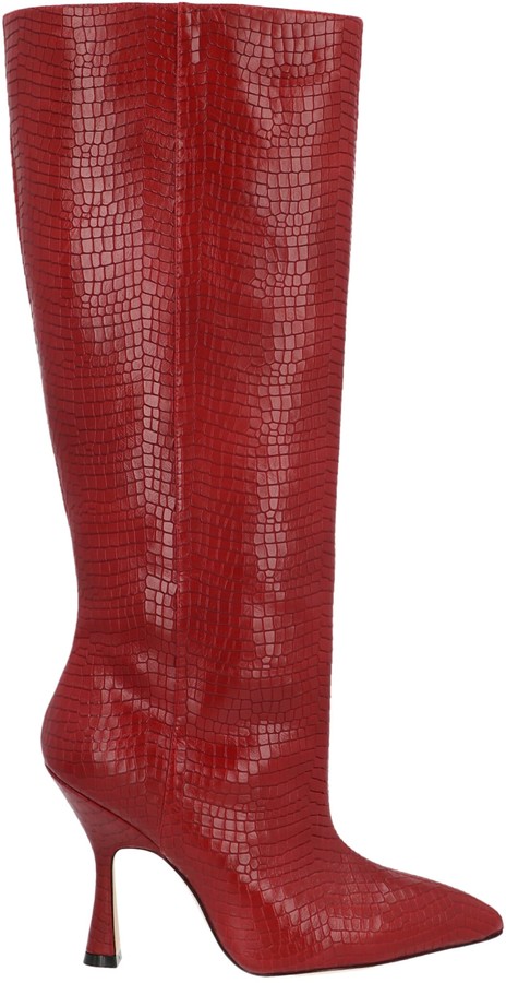 stuart weitzman red boots