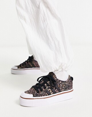 platform leopard sneakers
