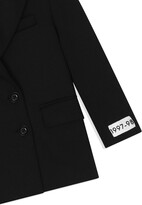 Thumbnail for your product : Dolce & Gabbana Children Logo-Patch Double-Breasted Blazer