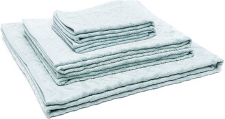 Blue Luxury Bamboo Blend Towel Set of 6 — Samar Imports, LLC