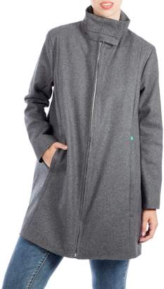 Maternity Lauren 3-in-1 Wool-Blend A-Line Coat