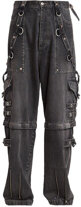 Balenciaga Raver Baggy Jeans - ShopStyle