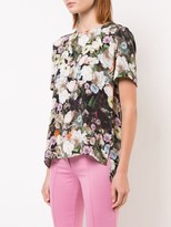 Thumbnail for your product : Adam Lippes Floral Short-Sleeve Top
