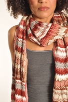 Thumbnail for your product : Tolani Zig Zag Scarf in Burgundy
