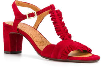 Chie Mihara buckled ruffle sandals
