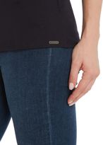 Thumbnail for your product : HUGO BOSS Tacrew Crew Neck Top in Dark Blue