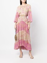 Thumbnail for your product : MISA Marie floral-print skirt