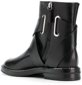 Thumbnail for your product : Casadei Buckled Cross-Strap Ankle Boots