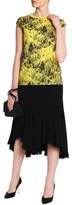 Thumbnail for your product : Vionnet Paneled Printed Cotton-Jersey Top