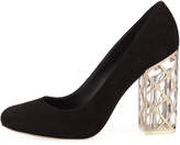Thumbnail for your product : Karl Lagerfeld Paris Saffron Chunky-Heel Pump