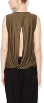 Thumbnail for your product : Haute Hippie Open Twist Back Tank