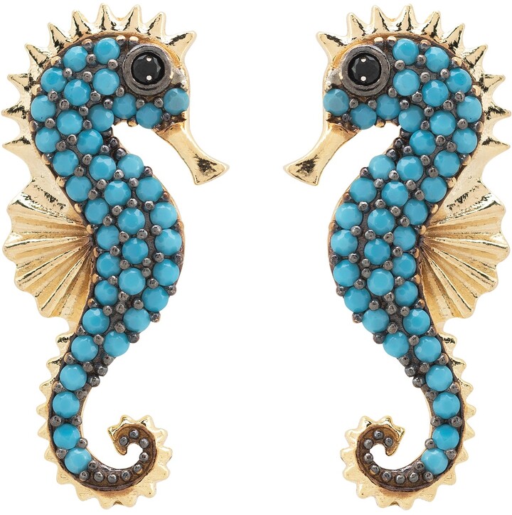 Seahorse Earrings | Shop the world's largest collection of fashion 