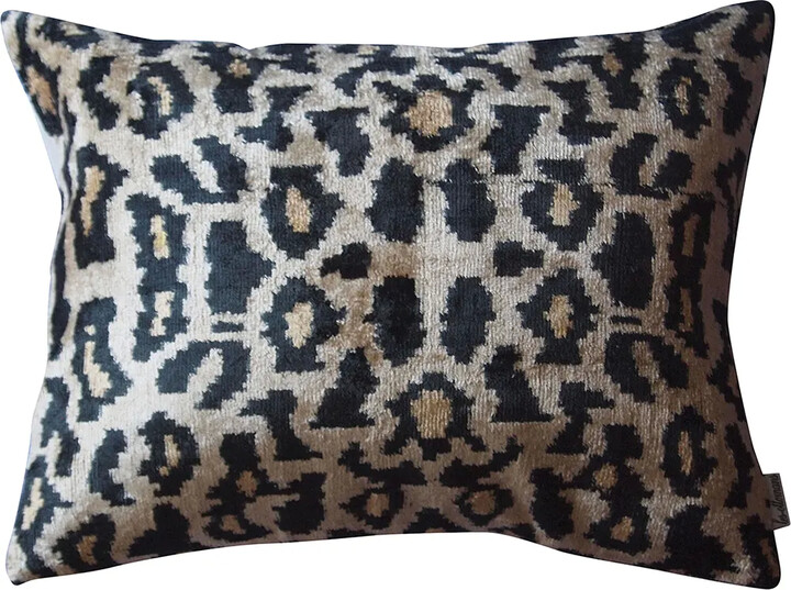 LES OTTOMANS Jacquard Silk Velvet-Blend Pillow