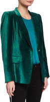 Thumbnail for your product : Kobi Halperin Clara One-Button Velvet Jacket