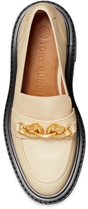 Tory Burch Jessa Leather Lug Sole Loafers - ShopStyle