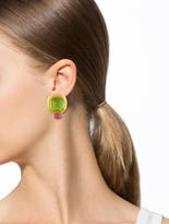 Thumbnail for your product : Elizabeth Locke Peridot & Tourmaline Earrings