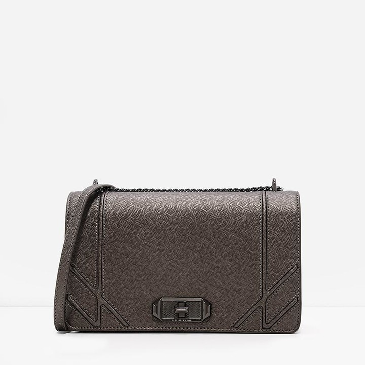 charles and keith geometric bag