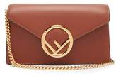 Thumbnail for your product : Fendi F Logo Leather Belt Bag - Womens - Brown