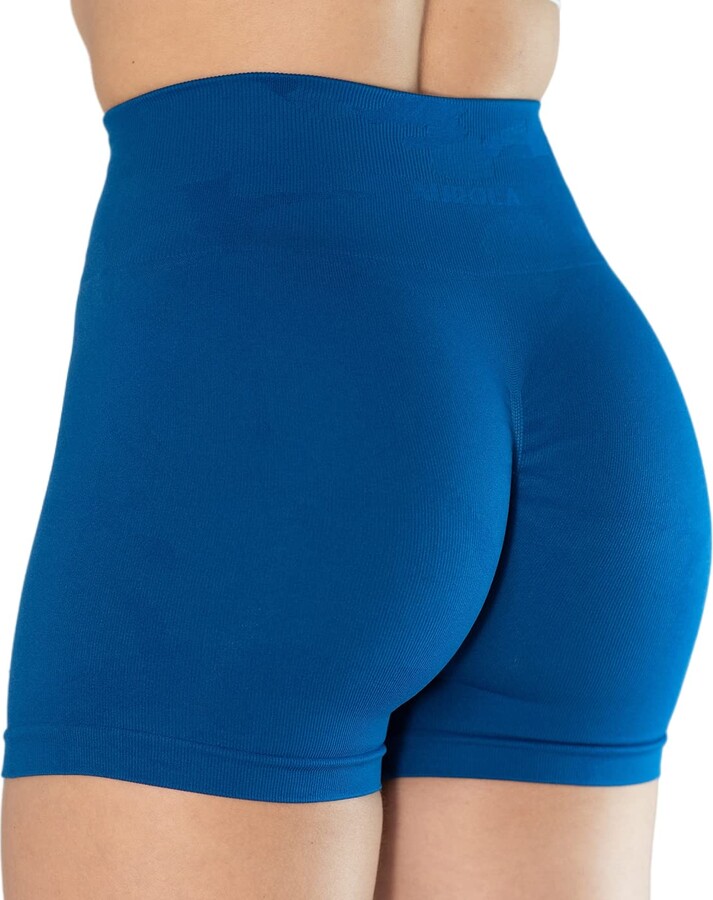 AUROLA CAMO Collection Workout Shorts for Women Subtle Logo Seamless  Scrunch Active Short - ShopStyle