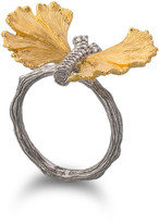Thumbnail for your product : Michael Aram Ginkgo Butterfly Ring with Diamonds, Size 7