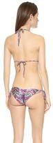 Thumbnail for your product : Luli Fama Besos De Sal Wavy Triangle Bikini Top