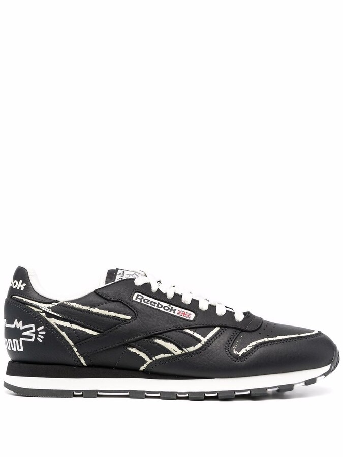 reebok black trainers