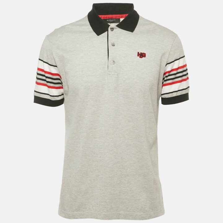 Pre-Owned Givenchy Men's Cotton Pique Polo T-Shirt