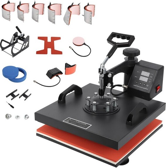 TROPOW 11in1HeatPressMachine15inx15inwith30ozTumblerAttachment,Slide-OutDrawer&360¡ãSwingAway