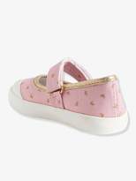 Thumbnail for your product : Vertbaudet Girls' Fabric Mary Jane Shoes with Touch 'n' Close Fastening