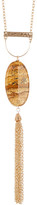 Thumbnail for your product : Joe Fresh Long Stone & Tassel Drop Necklace