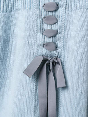 Fendi lace-up detailing jumper