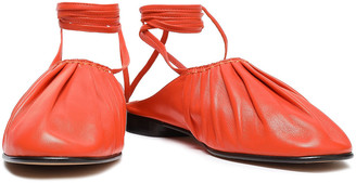 3.1 Phillip Lim Nadia Lace-up Leather Ballet Flats
