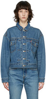 Thumbnail for your product : Levi's Navy Denim Heritage-Fit Trucker Jacket