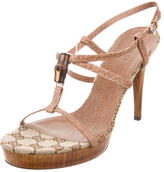Thumbnail for your product : Gucci Bamboo Platform Sandals