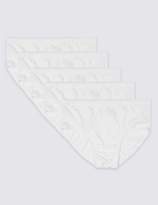 Thumbnail for your product : Marks and Spencer 5 Pack Pure Cotton Briefs with StayNEW
