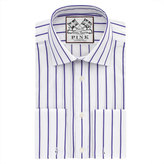 Thumbnail for your product : Thomas Pink Alford Stripe Classic Fit Double Cuff Shirt