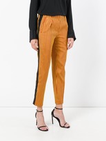 Thumbnail for your product : Etro Striped Cropped Trousers