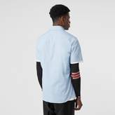 Thumbnail for your product : Burberry Short-sleeve Monogram Motif Stretch Cotton Shirt