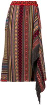 Thumbnail for your product : Etro Patterned Asymmetric Skirt