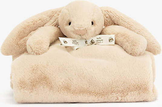 Jellycat Willow Luxe Bashful Bunny Faux-Fur Blanket 70cm 1Size