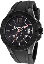 Thumbnail for your product : GUESS Men's Black Dial Black Rubber